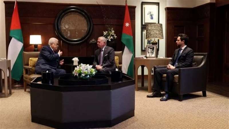 الرئيس الفلسطيني والعاهل الأردني